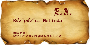 Répási Melinda névjegykártya