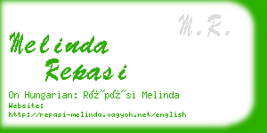 melinda repasi business card